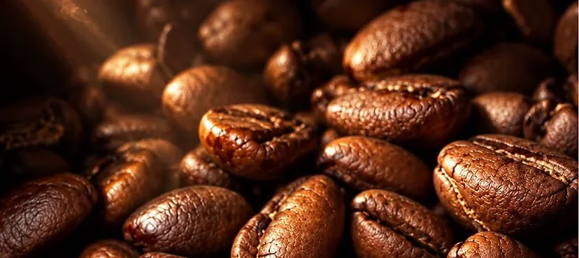 حبوب قهوة محمّصة